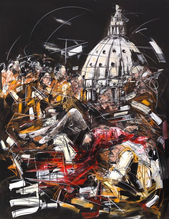 Painting by Marco Tamburro, No. 01