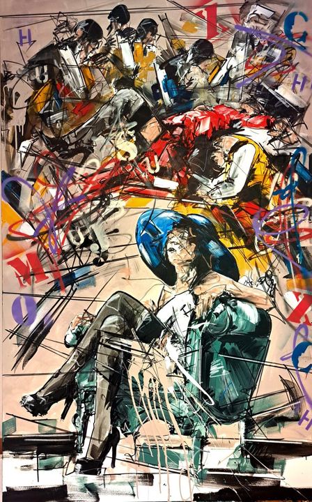 Painting by Marco Tamburro, No. 03