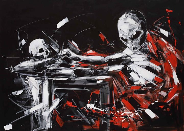 Painting by Marco Tamburro, No. 08