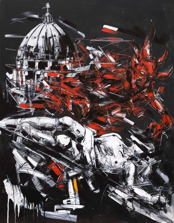 Painting by Marco Tamburro, No. 09