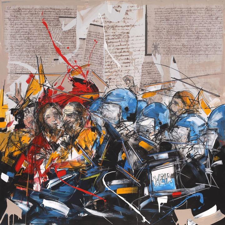 Painting by Marco Tamburro, No. 12