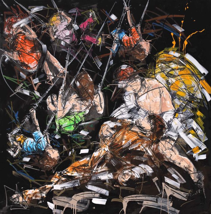 Painting by Marco Tamburro, No. 23